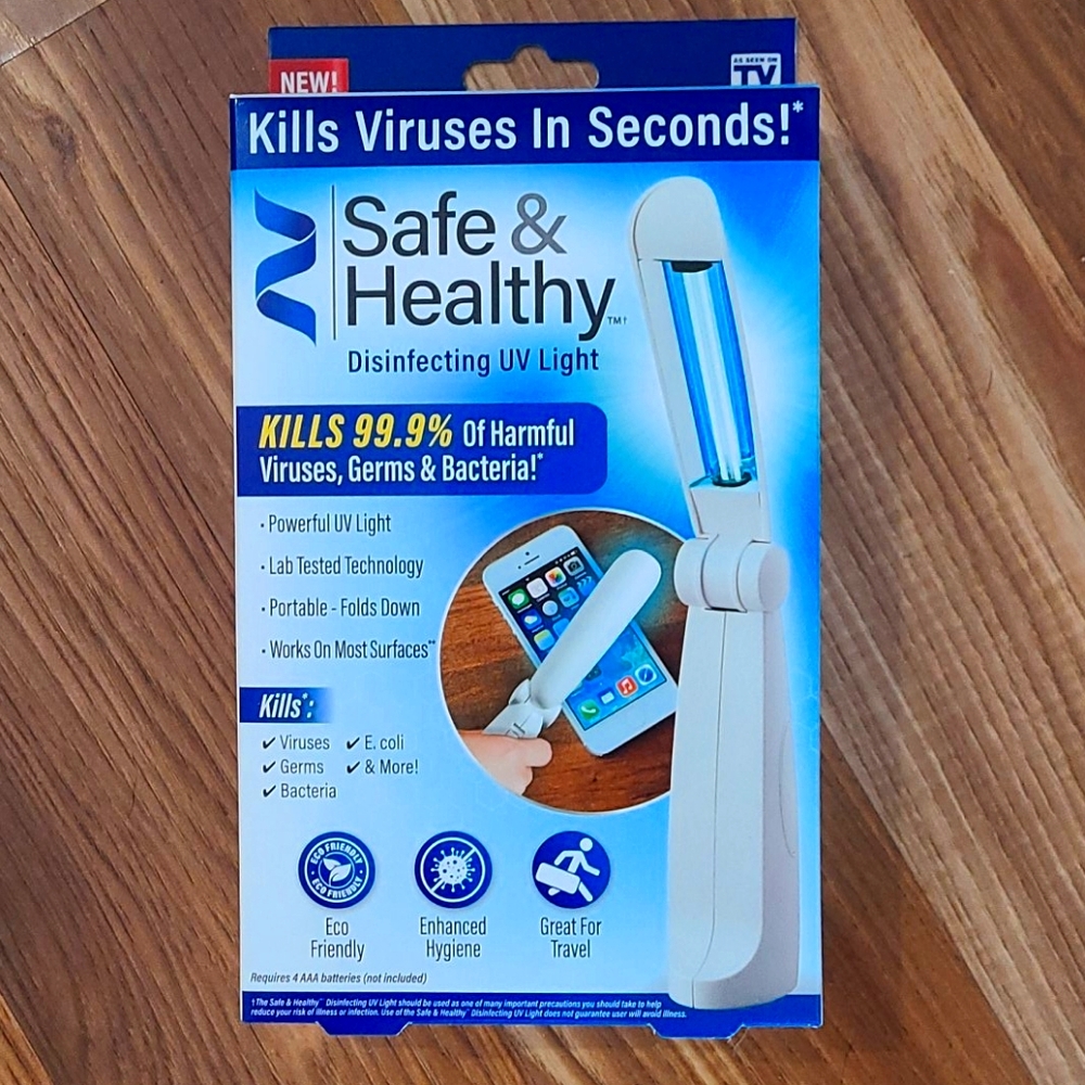 AS SEEN ON TV* UV DISINFECTING LIGHT